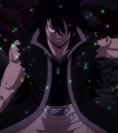 Gajeel after defeating Torafuzar