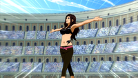 Cana's victory pose