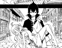 Zeref carries Mavis