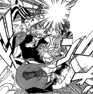 Natsu and Loke fight Royal Army