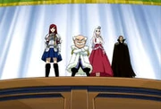 Elsa, Makarov, Mirajane, e Gildarts