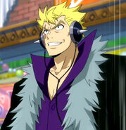 Laxus' attire in Fighting Festival