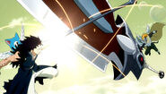 Panther Lily clashes with Gajeel