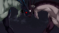 Acnologia and Igneel clash midair