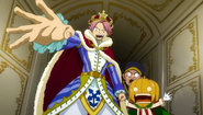 Natsu as the king