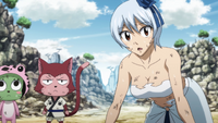 Yukino and the Exceed learn of Natsu