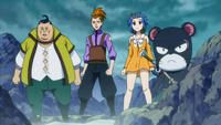 Droy and the others find Gajeel