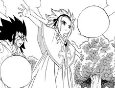 Levy protects Gajeel