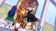 Natsu attacks