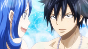 Gray Talking About Juvia's Swimsuit