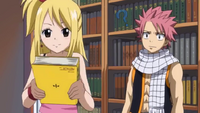 Natsu and Lucy find Daybreak