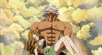 Elfman carrying Evergreen