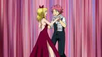 Natsu and Lucy at Aceto's Ball