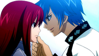 Jellal as Siegrain talks to Erza