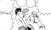 Lucy-Telling-Natsu-and-Gray-Not-to-Interfere-with-the-Photo-Shoot