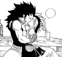 Juvia's Imagination of Gajeel and Levy Kissing