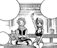 Natsu and Lucy Want to Learn Transformation Magic