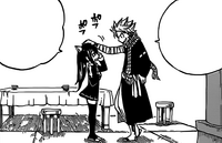 Natsu pats Wendy...