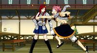 Natsu vs Erza Round 2