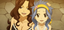 Levy Relieved After Gajeel's Fight