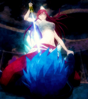 Erza pins Jellal