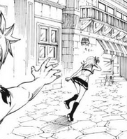 Lucy Runs Away from Natsu