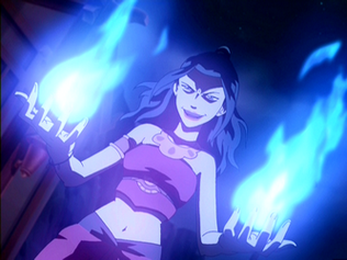 Azula's blue flames