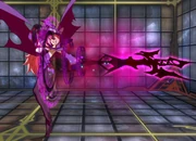 Alexis unleashing Darkout Spear.