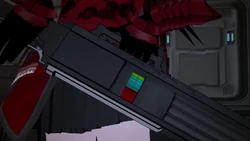 The Phantom Sheath; note the Lacrima vials.