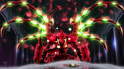 E as Infernal Vritra Manifesto, the Dragoascension of his Dragonar Mode form, Hellflame Dragonar Knight.