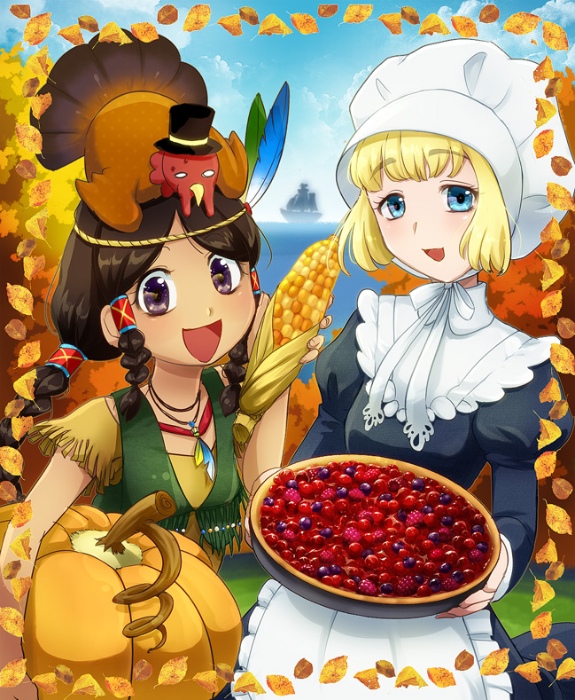 Happy Thanksgiving Everyone  Hetalia Thanksgiving wallpaper Anime  halloween