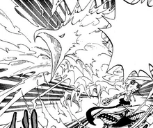 The majestic shape of the Soaring Falcon.