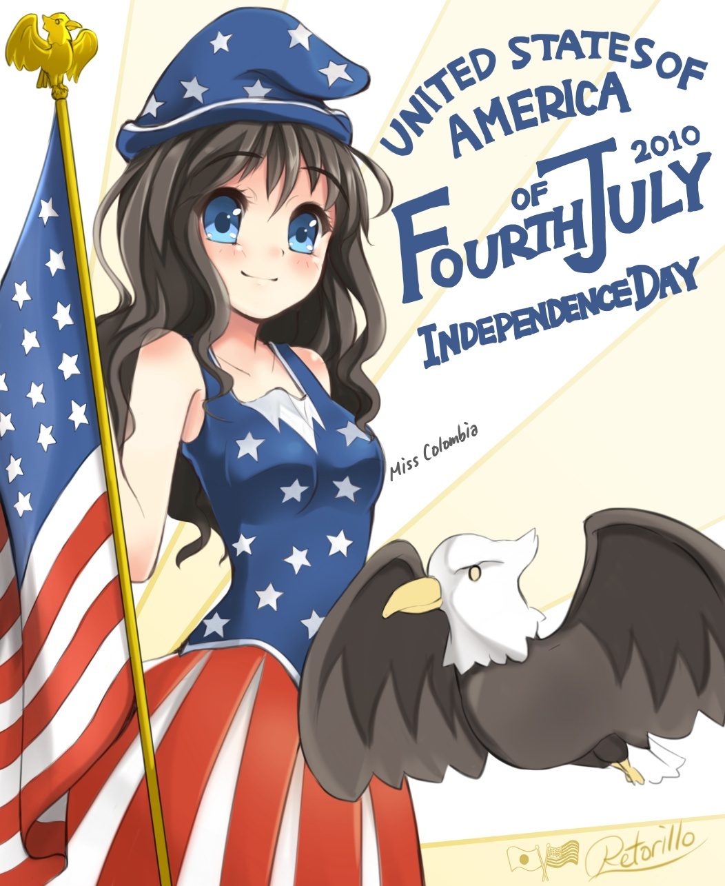 Happy 4th of July from yours truly! : r/DDLC