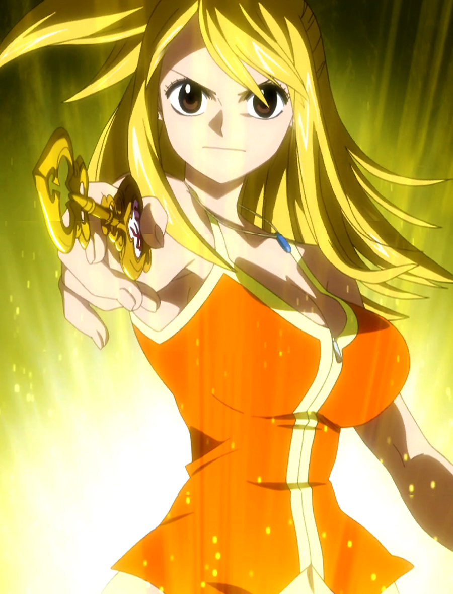 Porte-clés Anime DegradTail, Lucy Zodiac Star Spirit Magician