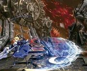 Elraine casting Bakken Majinken.