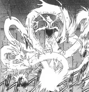 Eight of the nine dragons of Extension: Kuzuryūjin being manifested.