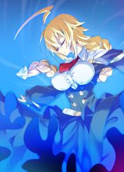 Elraine surging her magical aura.