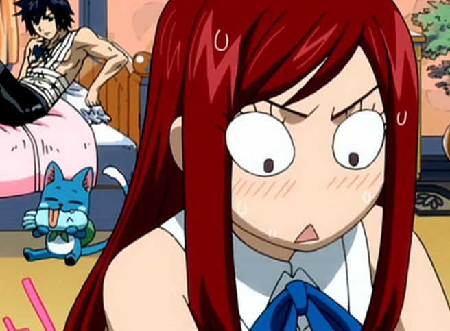 el beso de erza y ​​jellal