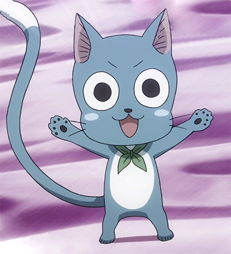 Happy - Fairy Tail - Anime Blue Cat