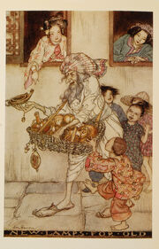 Arthur-Rackham-Aladdin-New-lamps-for-old