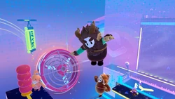 A blizzard fan in place of a cannon.