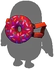 CostumeUpper Sprinkles Donut Bag