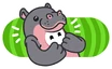Emoticon Baby Hippo