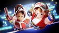 Mai Shiranui and Terry Bogard