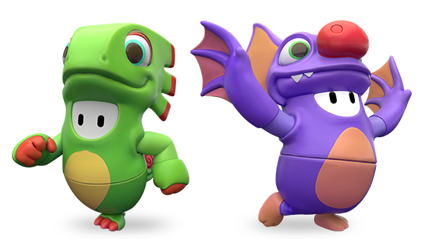 Yooka and Laylee are in Fall Guys!