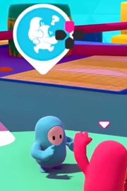 The initial piggybacking request from the blue player.