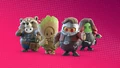 Rocket Raccoon Costume, Groot Costume, Star-Lord Costume, and Gamora Costume