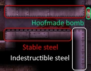 Picture of example of bomb placement.