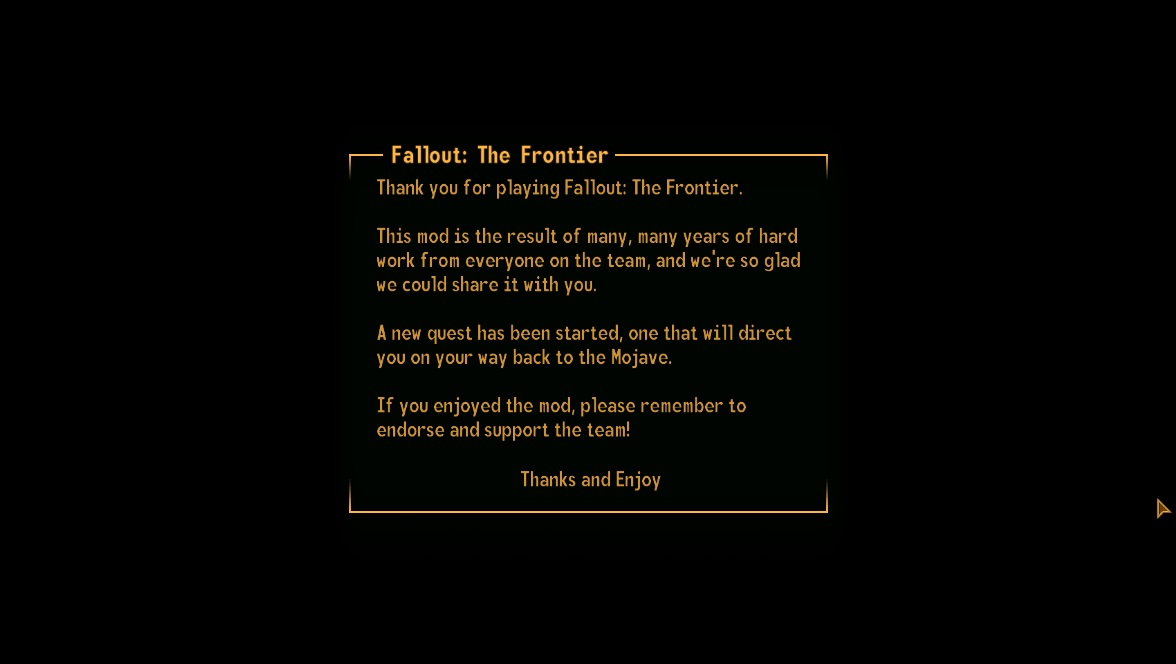 Massive Fallout: New Vegas Mod The Frontier Is Finally Out