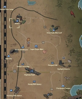 Athens Lunatic Asylum map